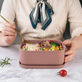 3-Compartment 25Oz Silicone Lunch Box