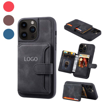 Pu Leather Card Slots Wallet