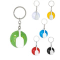26 Holes Pickle Ball Keychain With Racket