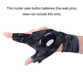 Hands-Free LED Flashlight Gloves/ Half Finger Gloves