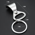 Custom Pull Ring Shaped Soda Beer Bottle Opener Keychain