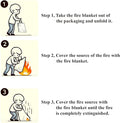 39" X 39" Emergency Fire Blanket