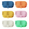 9.5 Ounce Dual Compartment Silicone Snack Container