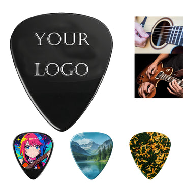 Customizable Abs Guitar Pick With Heart Shape