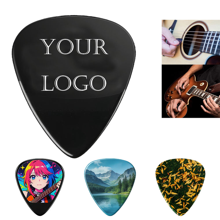 Customizable Abs Guitar Pick With Heart Shape