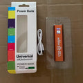 2600Mah Lipstick Power Bank with Charging Cable