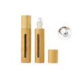10ml Refillable Bamboo Essential Oil Roll On Roller Bottle