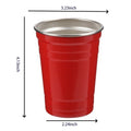 Reusable Stainless Steel Stadium Cup Party Pint Cups