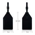Pu Luggage Tag With Air Tag Holder