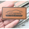 Faux Leather Patches Custom Shape
