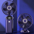 Foldable 5-Speed USB Rechargeable Handheld Mini Fan