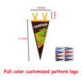 Felt Triangle Camp Flags