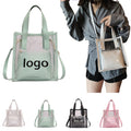 2 In 1 Transparent Shoulder Bag Jelly Handbag