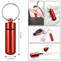 Small Portable Pill Case With Keychain