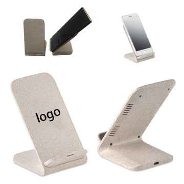 Standing-Type Wireless Charging For Wheat Straw Rods