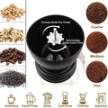 Precision Manual Coffee Bean Grinder With Storage Tanks