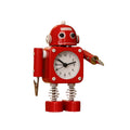 Stainless Steel Robot Alarm Clock