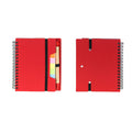 Eco Spiral Notebook W/Sticky Notes And Ruler & Pen
