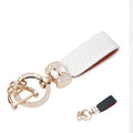 Texture Leather Keychain