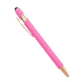 Rose Gold Metal Push-Button Capacitive Touch Ballpoint Pen