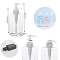15Oz Clear Empty Pump Bottles