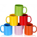 11oz Simple Ceramic Mug With Vibrant Colors