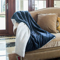 Bedsure Sherpa Fleece Throw Blanket For Couch