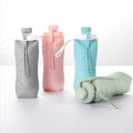 600Ml Silicone Foldable Water Bottles