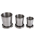 304 Stainless Steel Folding Camping Water Bottle
