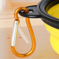12 oz Collapsible Silicone Pet Bowl with Carabiner