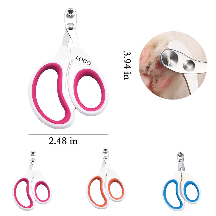 Stainless Steel Nail Clippers With Round Holes For Cats