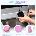 16oz Double Wall Skinny Tumbler with Lids and Straws