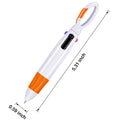 4-In-1 Multi Color Pen With Carabiner