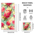 Large Beach Towel & Drawstring Backpack