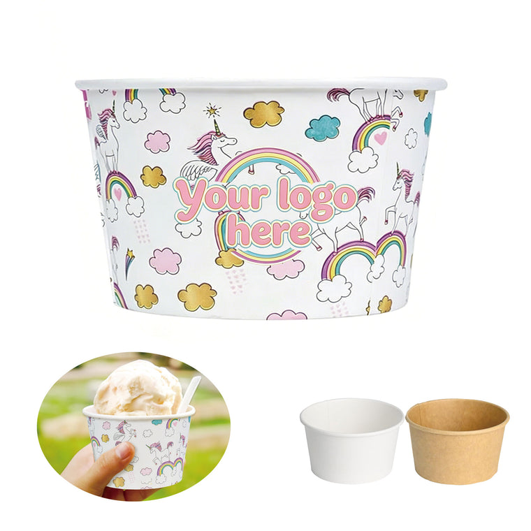 Custom Printed Ice Cream Paper Cup