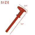 Mini Plastic Caliper Double Vernier Scale