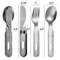 3 Pcs Knife Fork Spoon Tableware Cutlery Set For Traval