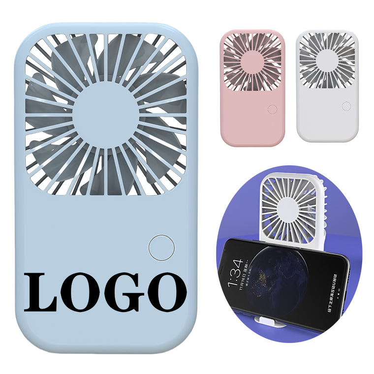 Mini Handheld Fan with Phone Holder