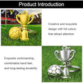 Football and Trophy Keyring