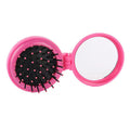 Folding Round Comb With Mirror