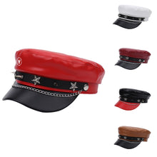 Chained Military Flat Top Cap