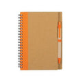 Eco-Friendly Spiral Notebook Set With Ballpoint Pen