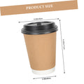 Eco Kraft Insulated Coffee Cup 12 oz