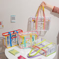Waterproof PVC Clear Beach Tote Bag