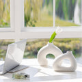 Boho Nordic Minimalism Style Ceramic Vase Set Of 2