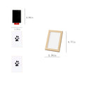 Large Paw Print Ink Pad Kit With Frame