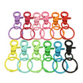Metal Swivel Lanyard Snap Hook With Key Rings