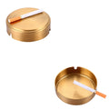 Stainless Steel Ashtray w/3 Grooves