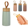 10 oz Woodgrain Insulated Mug With Carrying Handle
