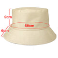 Bucket Hat Folding Sun Protection Double-sided Wear